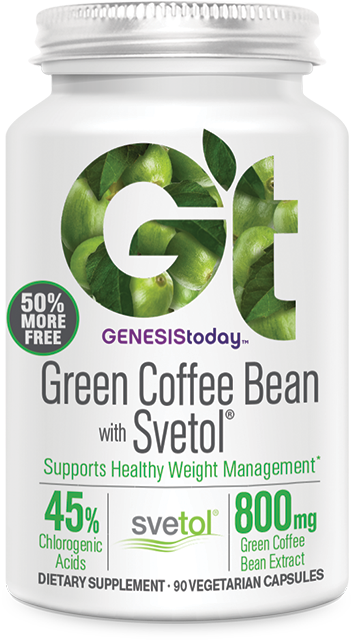Genesis Today Green Coffee Bean - Gt Green Coffee Bean Clipart (450x725), Png Download
