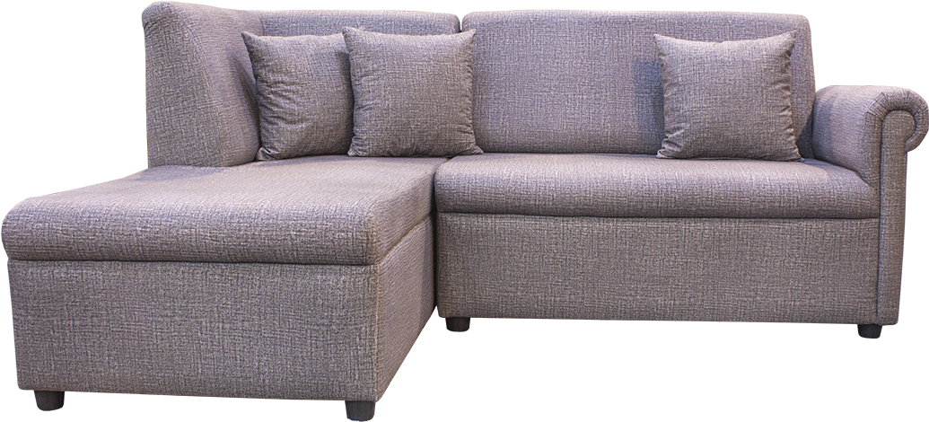 Jay - Studio Couch Clipart (1079x509), Png Download
