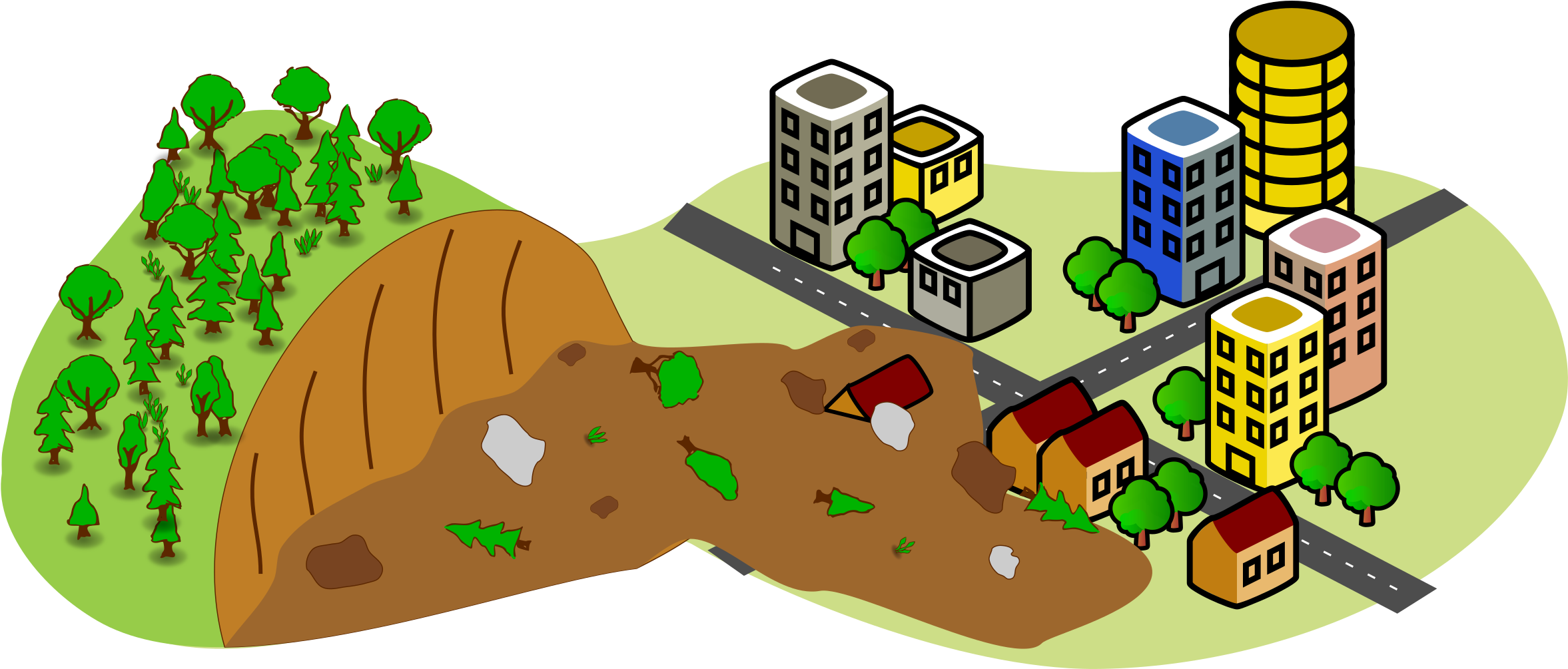 Office Building Clip Art , Png Download - Office Building Clip Art Transparent Png (2354x1005), Png Download