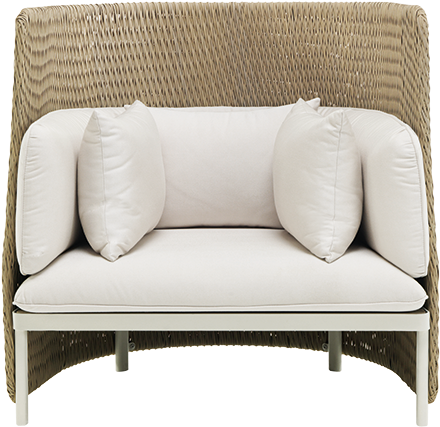 Esedra - Ethimo Highback Lounge Armchair Clipart (800x600), Png Download