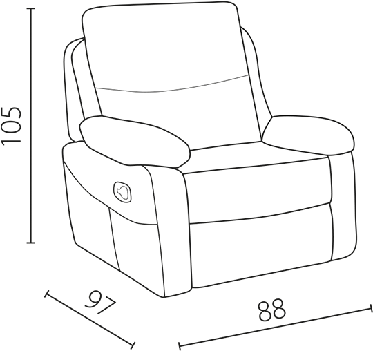 Up Down - Club Chair Clipart (800x800), Png Download