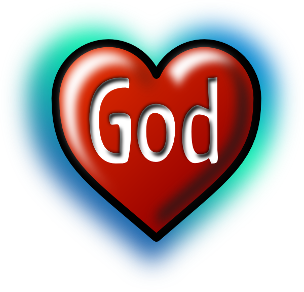 How To Set Use God Heart Svg Vector - Heart Of God Clipart (600x575), Png Download