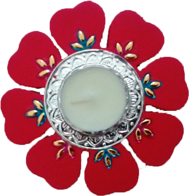 Nehal Chokhadia Floating Diya From Ahmedabad - Craft Clipart (700x700), Png Download