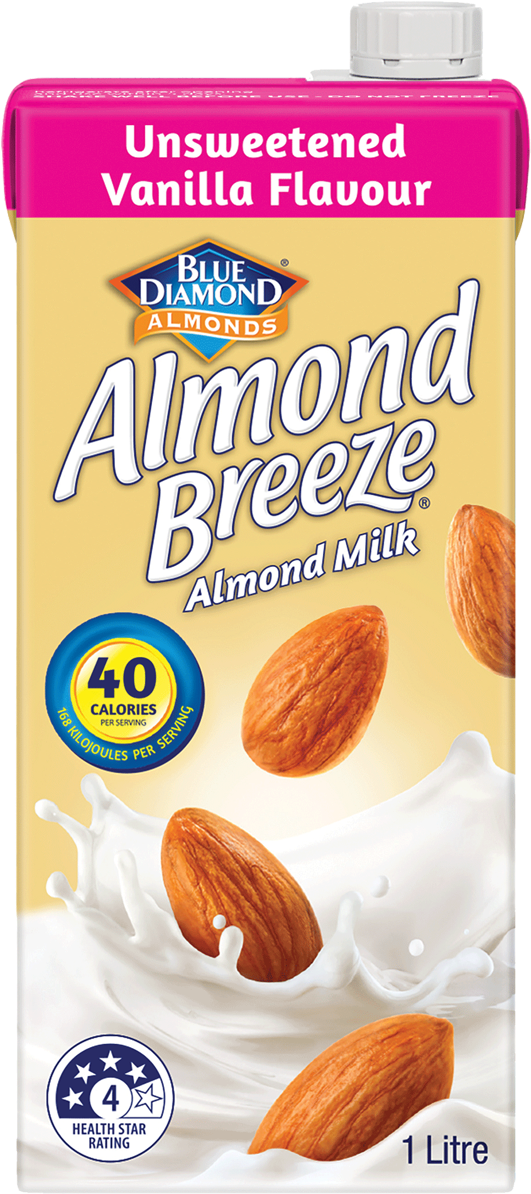 Almond Breeze Unsweetened Vanilla Almond Milk Clipart (1200x1200), Png Download