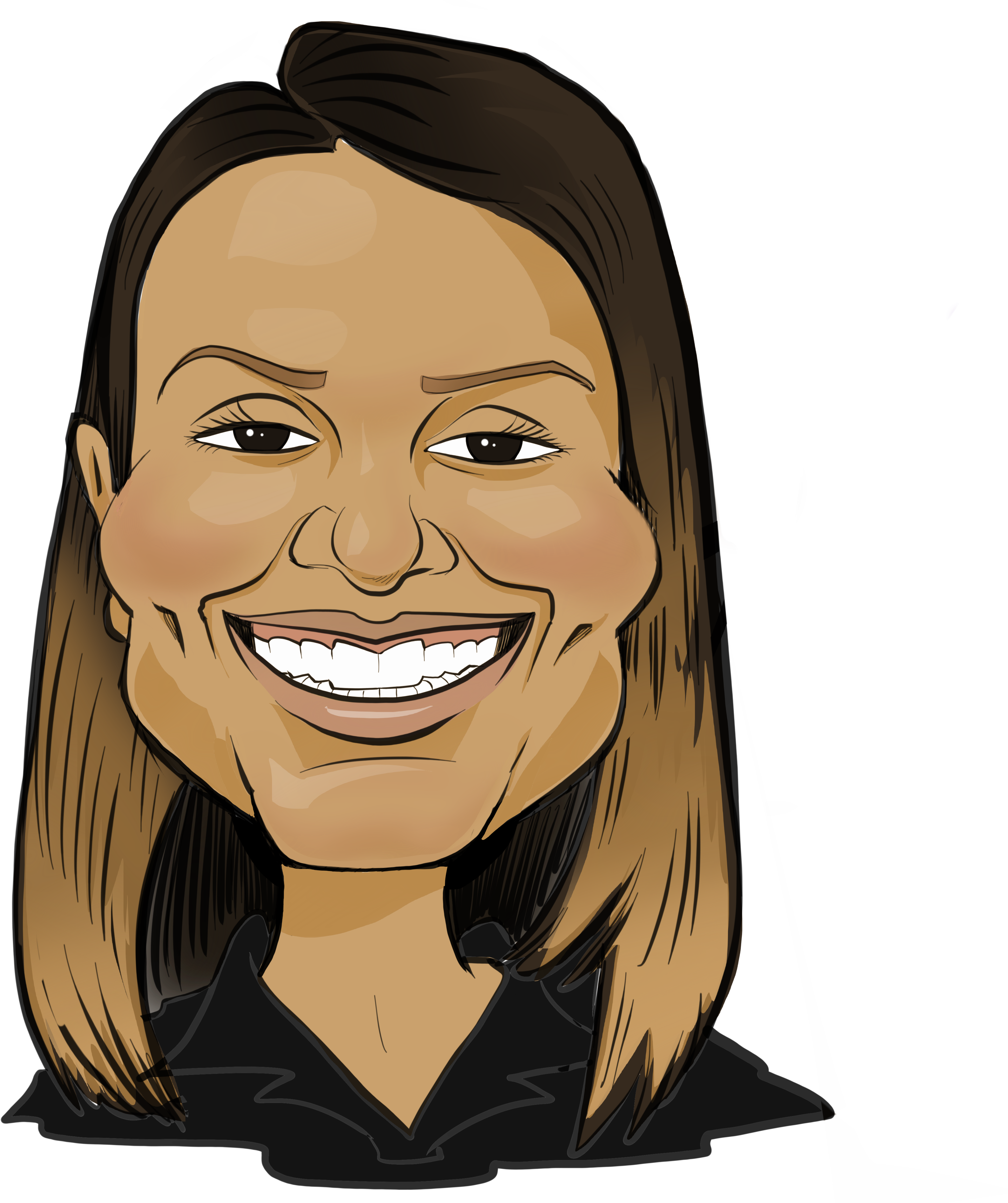 April Battiste-reid - Cartoon Clipart (4800x4800), Png Download