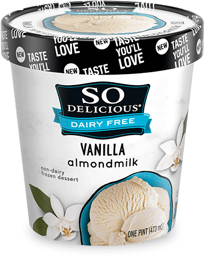 So Delicious Cashew Milk Vanilla Ice Cream Clipart (620x834), Png Download