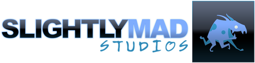 Total Downloads - Slightly Mad Studios Logo Clipart (1100x325), Png Download