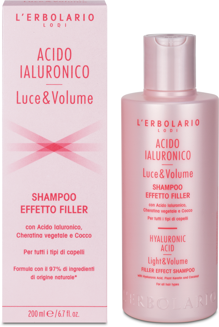 Hyaluronic Acid Filler Effect Shampoo - Linea Capelli Acido Ialuronico L Erbolario Clipart (1140x1140), Png Download