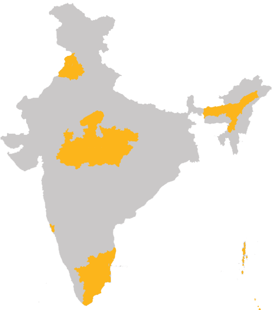 Punjab, Madhya Pradesh, Assam, Puducherry - Lowest Sex Ratio State In India Clipart (540x616), Png Download
