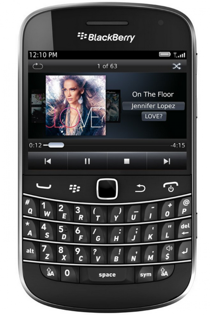 Blackberry Bold 9900 Grade B - Blackberry Bold Touch 9900 Clipart (1000x1078), Png Download
