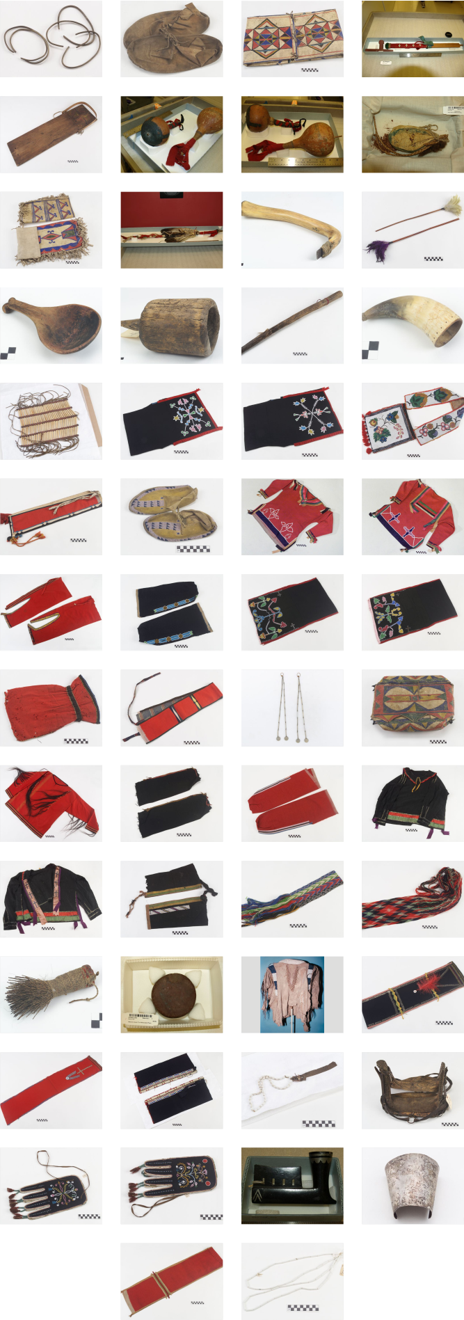 Kaw Collection At The National Museum Of The American - Collage Clipart (667x1897), Png Download