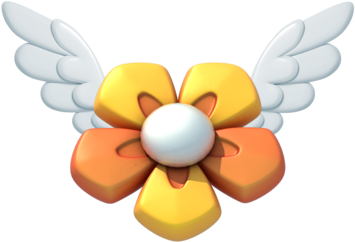 Flying Creature - Flower - Illustration Clipart (732x498), Png Download