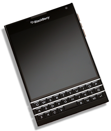 Blackberry Passport Angled - Blackberry Passport Transparent Clipart (864x518), Png Download