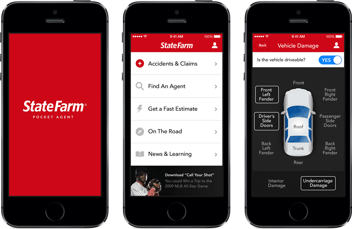 State Farm Mobile App , Png Download - State Farm App Clipart (1200x780), Png Download