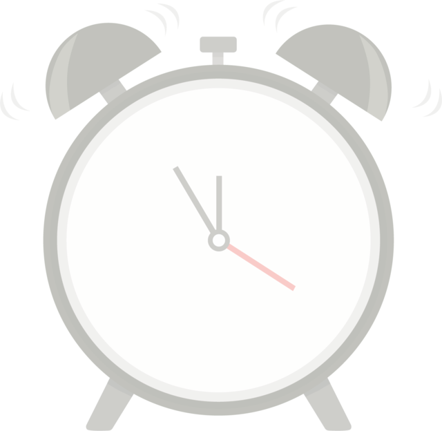 Clocks Clipart Tired - Alarm Clock - Png Download (640x624), Png Download