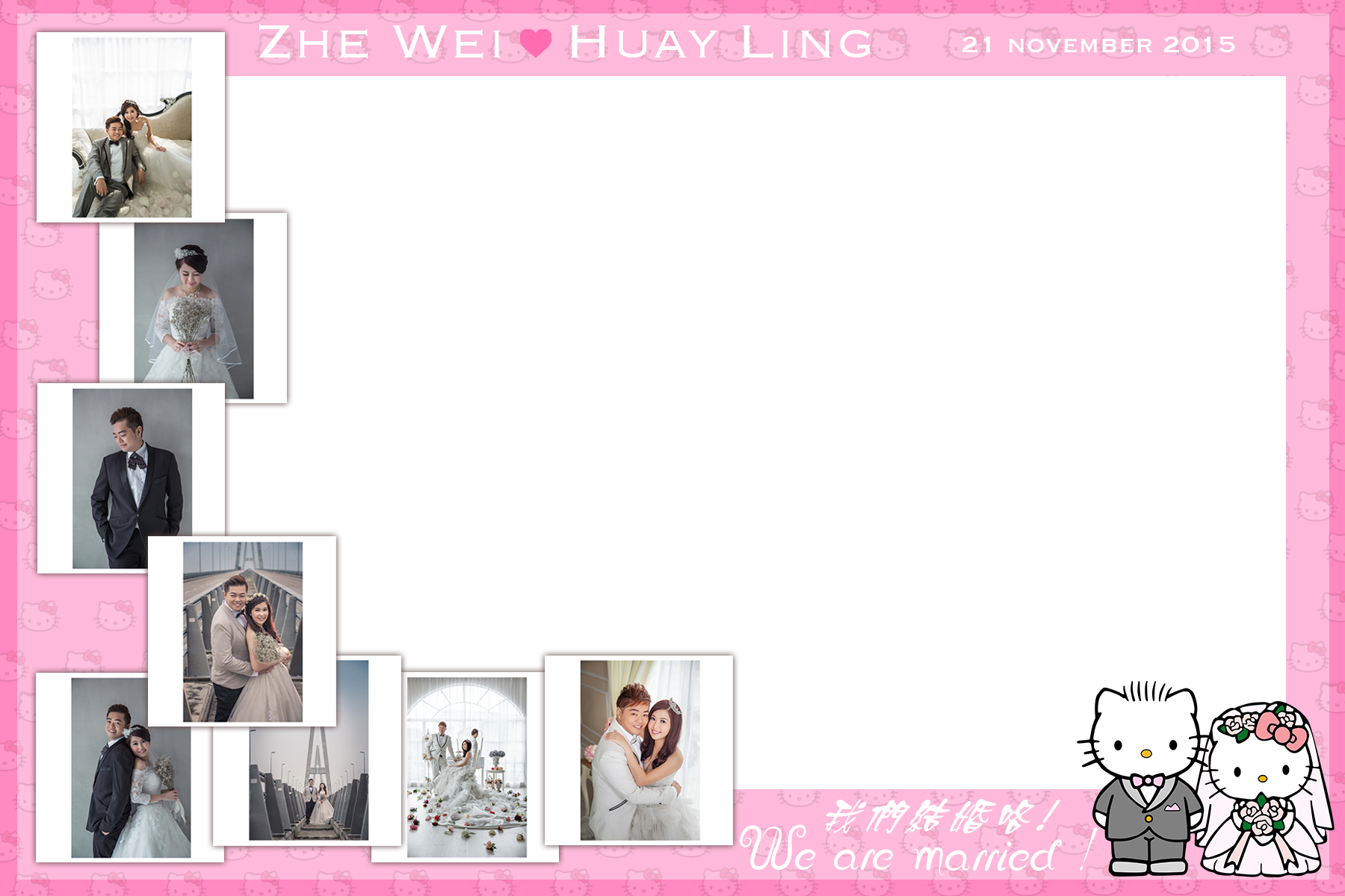 Teddy Miko 21st Nov 2015 Instant Print Frame - Photo Booth Clipart (1800x1200), Png Download