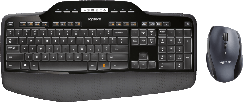 Logitech Combo Wireless - Logitech Mk710 Clipart (800x800), Png Download