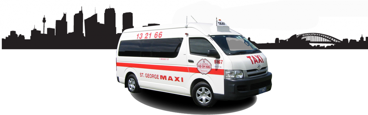 Maxi-taxi2 - Sydney Clipart (1170x430), Png Download
