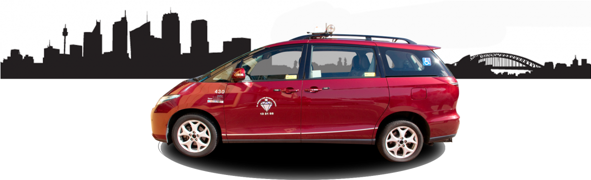 Maxi-taxi - Sydney Clipart (1170x430), Png Download