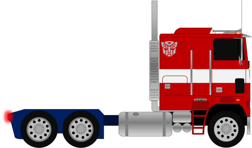 Freightliner Flt Optimus Prime G1 By Lambo9871 - New Man Tgx 2020 Clipart (1024x602), Png Download