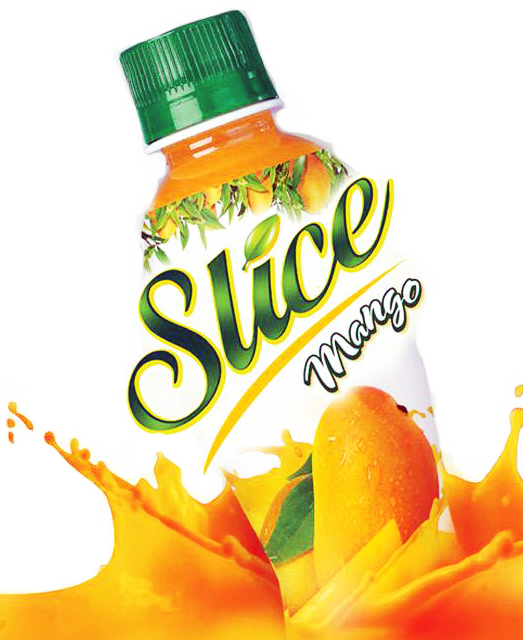 Pure Mango Pleasure - Slice Juice Logo Png Clipart (523x640), Png Download