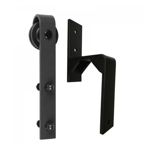 Krosswood Barn Door Hardware Bypass Kit - Lever Clipart (500x700), Png Download