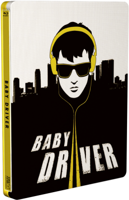 Baby Driver Logo Png - Baby Driver Steelbook Clipart (1000x1000), Png Download