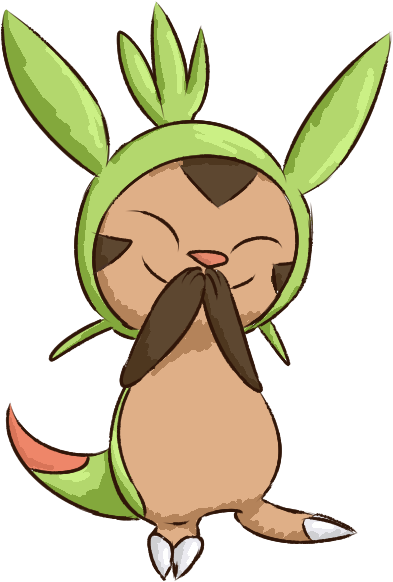 Chespin - Cartoon Clipart (600x600), Png Download