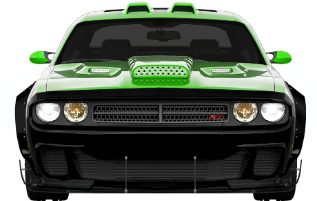 Dodge Challenger'09 By Gman - Volkswagen Golf Mk2 Clipart (1004x500), Png Download