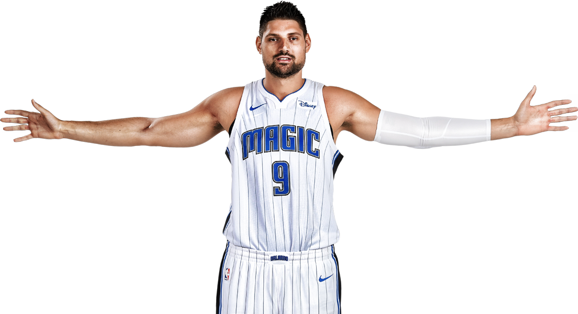 Nikola Vucevic Wingspan - Nikola Vucevic Clipart (1126x611), Png Download