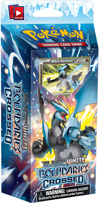 Pokemon Black Kyurem Black & White Boundaries Crossed - Pokemon Boundaries Crossed Deck Clipart (528x704), Png Download