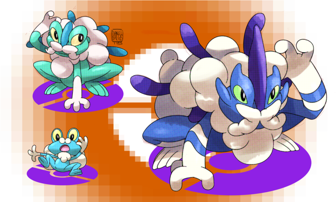 Mustache Froakie Final Evo - Pokémon X And Y Clipart (1177x679), Png Download