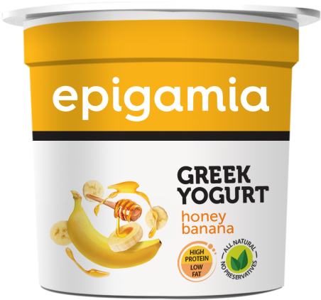 Epigamia Greek Yogurt Honey Banana - Locker Clipart (600x600), Png Download