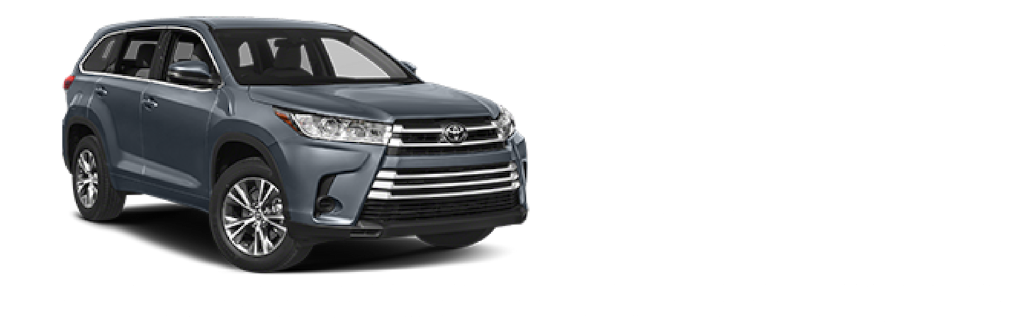 Shop All Vehicles - Car Highlander Hybrid Xle Clipart (1458x477), Png Download