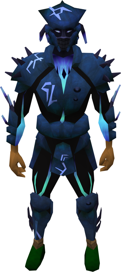 The Runescape Wiki - Runescape Sirenic Armour Clipart (483x1083), Png Download