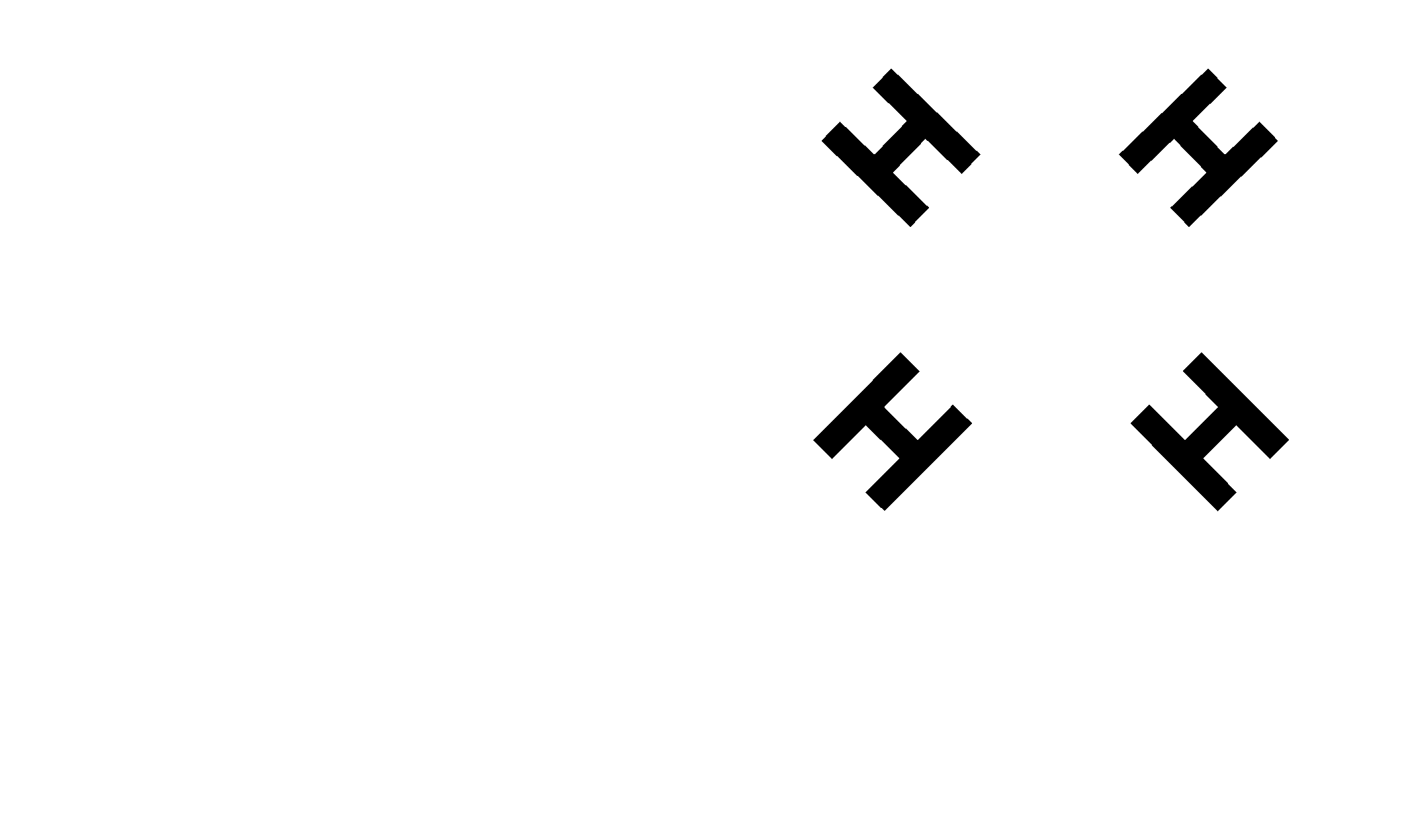 Green Grows Here, Black Grows Here, White Grows Here - Black And White 4 H Clipart (2448x1611), Png Download