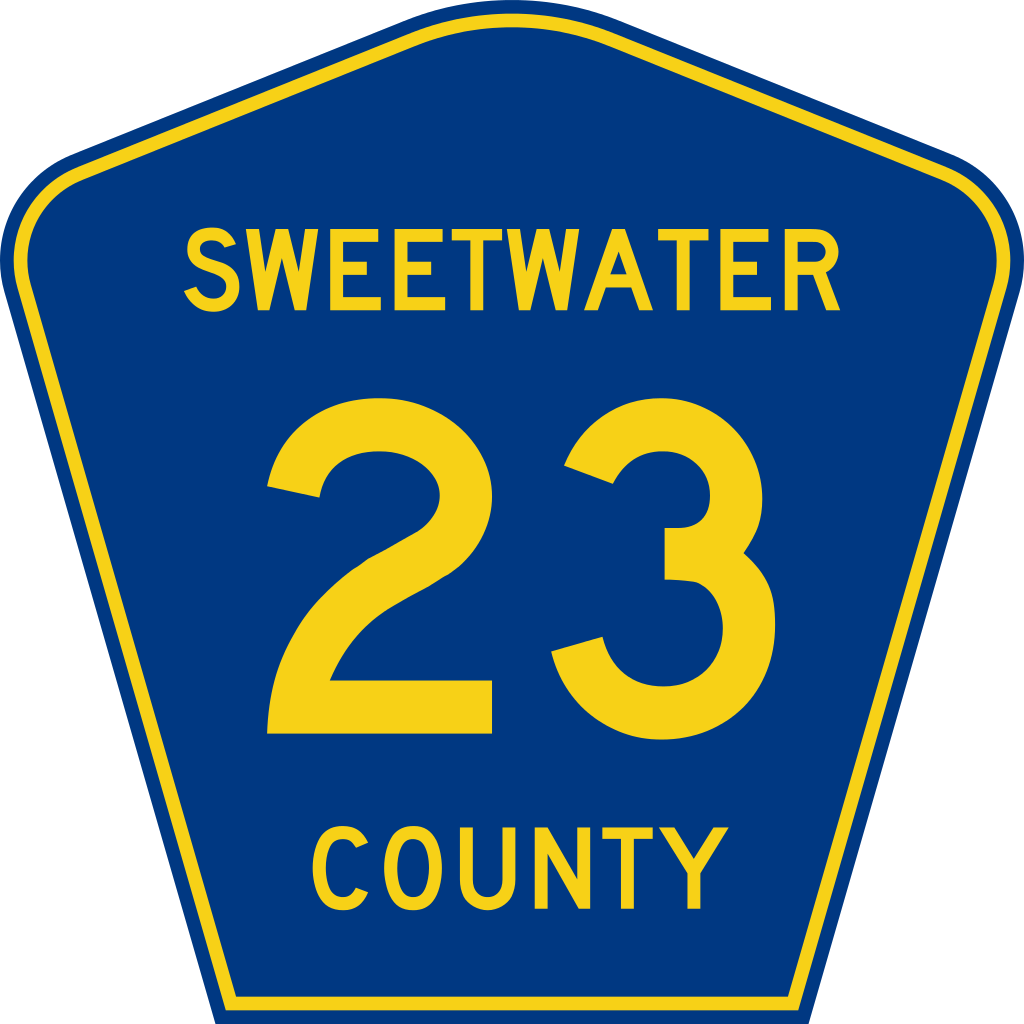 Sweetwater County Route 23 Wy - Powder River Pass Clipart (1024x1024), Png Download