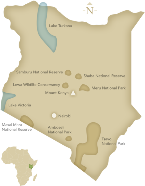 Kenya - Uganda Kenya Tanzania National Parks Map Clipart (600x654), Png Download