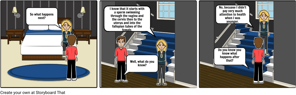 Sam And Olivia - Cartoon Clipart (1164x385), Png Download