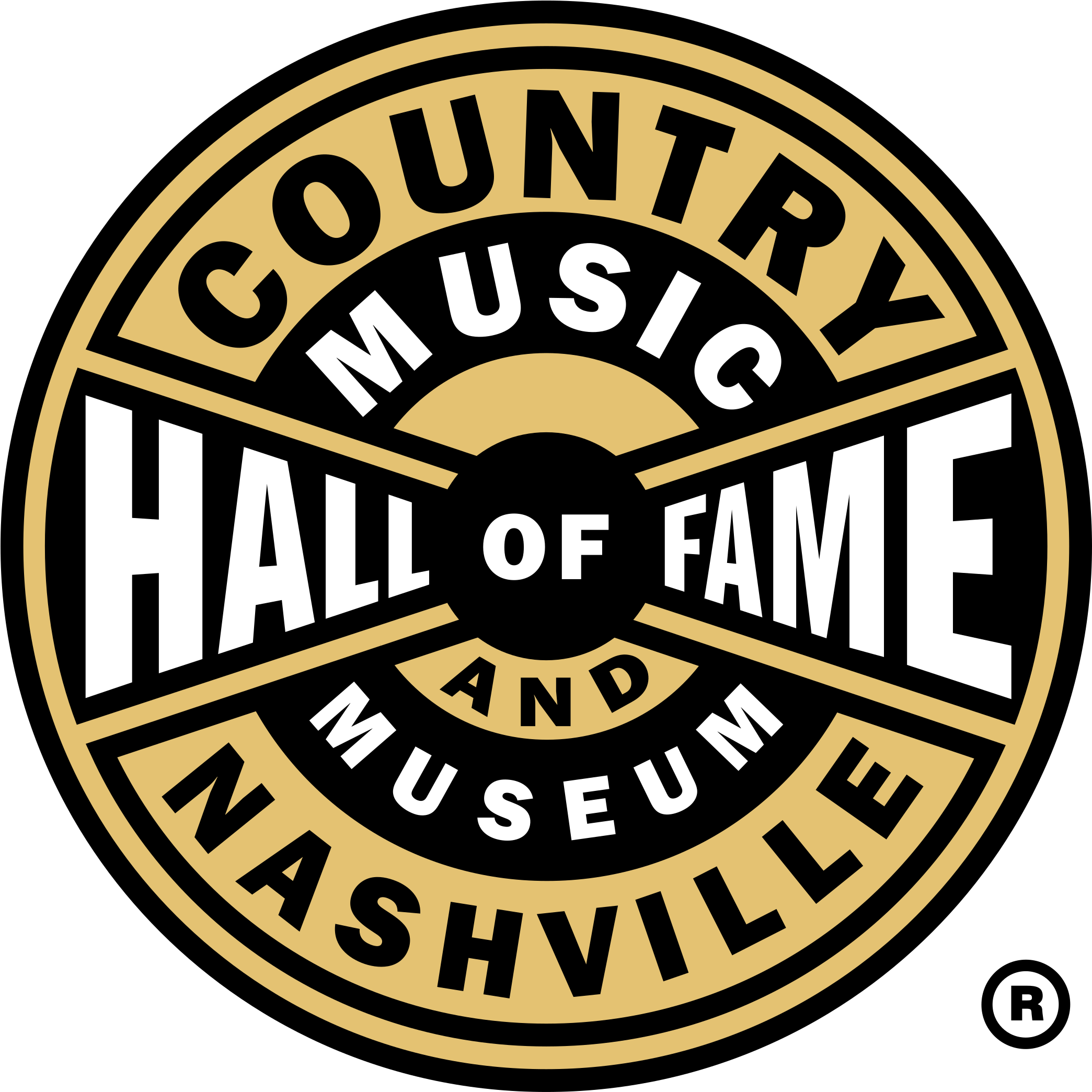 Hall Of Fame Logo Png Transparent - Logo Country Music Hall Of Fame And Museum Clipart (2400x2400), Png Download