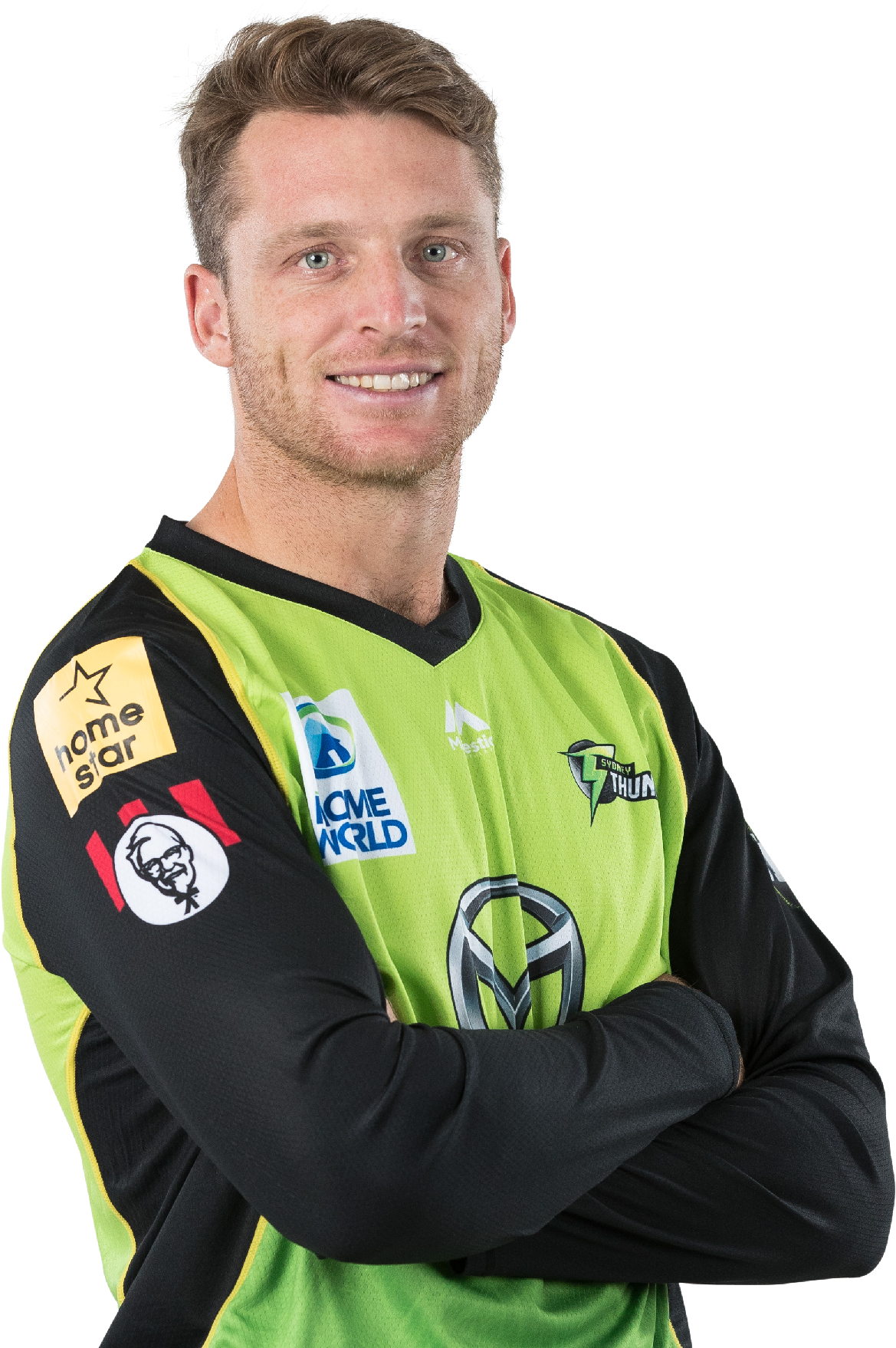 Jos Buttler - Jos Buttler Sydney Thunder Clipart (1258x1829), Png Download