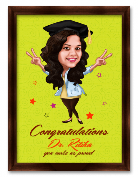 Congratulations Caricature - Congratulations Ur A Doctor Clipart (600x600), Png Download