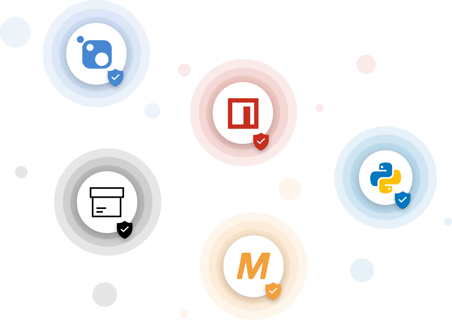 Protect Your Packages - Circle Clipart (1438x1018), Png Download