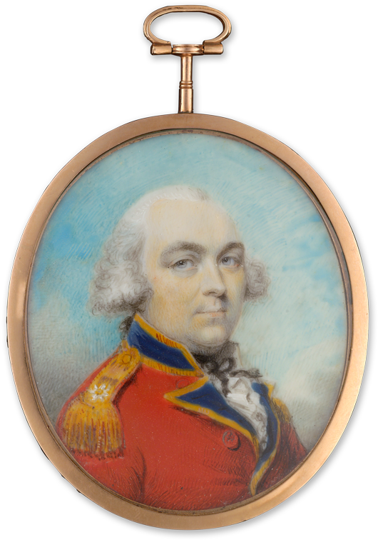Portrait Miniature Of An Officer, Possibly Wearing - Locket Clipart (800x800), Png Download
