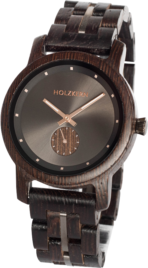 Men's Wood Watch - Analog Watch Clipart (1200x1200), Png Download