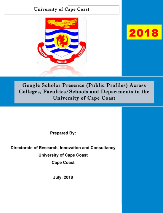 Google Scholar Presence - University Of Cape Coast Clipart (550x718), Png Download