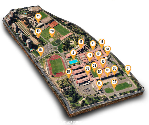 Infraestructura Escuela Militar - Escuela Militar De Cadetes Mapa Clipart (640x520), Png Download