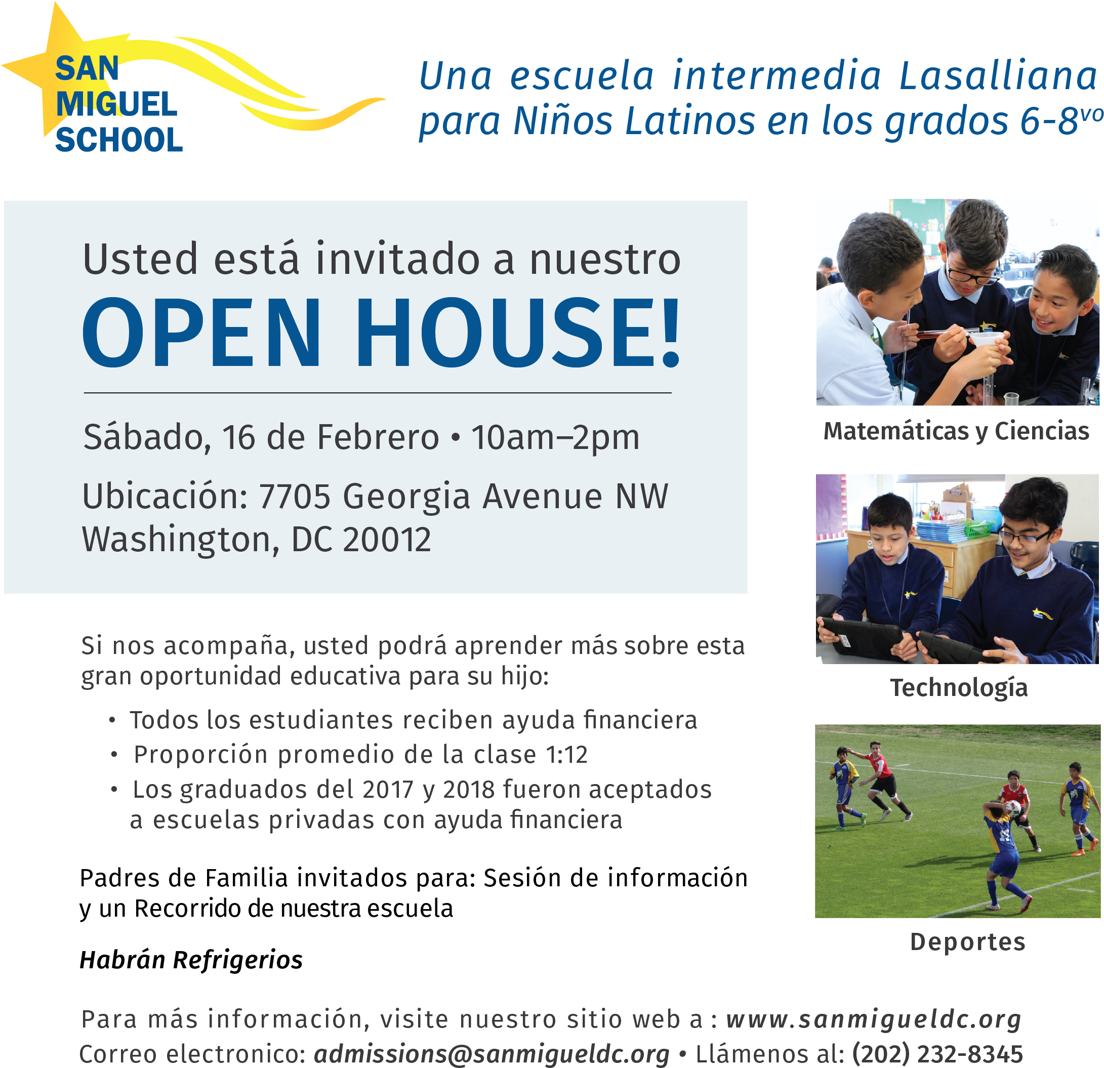 Admissions - San Miguel School Dc Clipart (2226x2208), Png Download