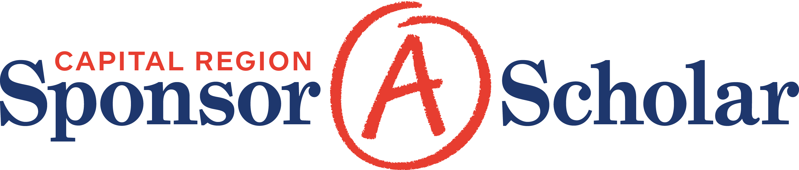 Capital Region Sponsor A Scholar Crsas Logotype Horizontal - Sign Clipart (2728x580), Png Download