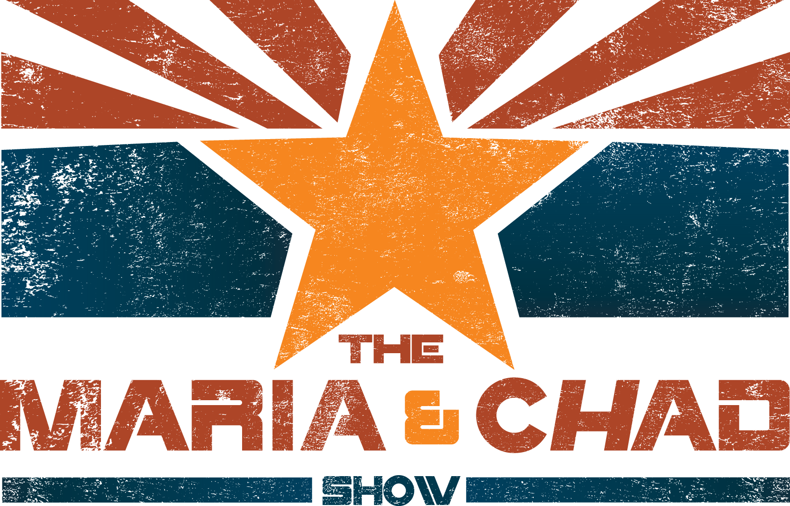 Maria & Chad Distressed - Poster Clipart (1612x1033), Png Download